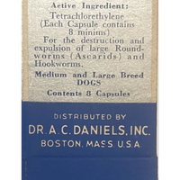 Thumbnail for Rare Antique Vintage 1950s Dr A. C. Daniels Dog Vermi-Kap Medicine Box USA 🏛️!