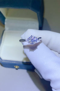 Thumbnail for 2 Carat Moissanite 925 Sterling Silver Ring