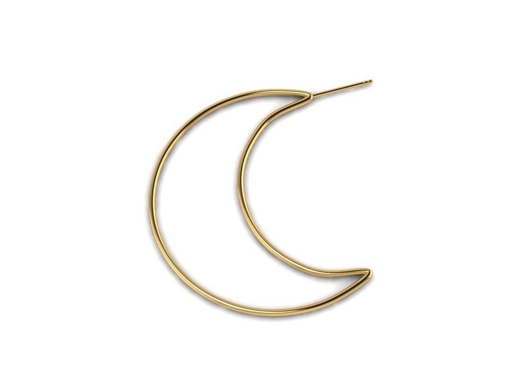 Agapantha - Correne Eclipse Hoops - 2 FINISHES -