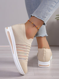 Thumbnail for Breathable Mesh Wedge Sneakers