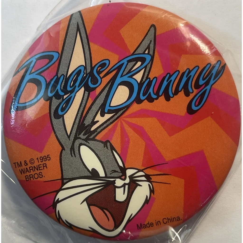 Vintage 1995 Looney Tunes Pin, Bugs Bunny, Unopened in Package!