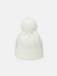 Thumbnail for Roll Rim Hat with Pompom - T - 5 COLORS -