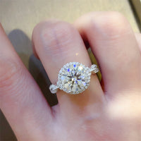 Thumbnail for 3 Carat 925 Sterling Silver Moissanite Ring