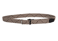 Thumbnail for Jkel - Rosenberg Brown/Beige Plaited Men Stretch Belt -