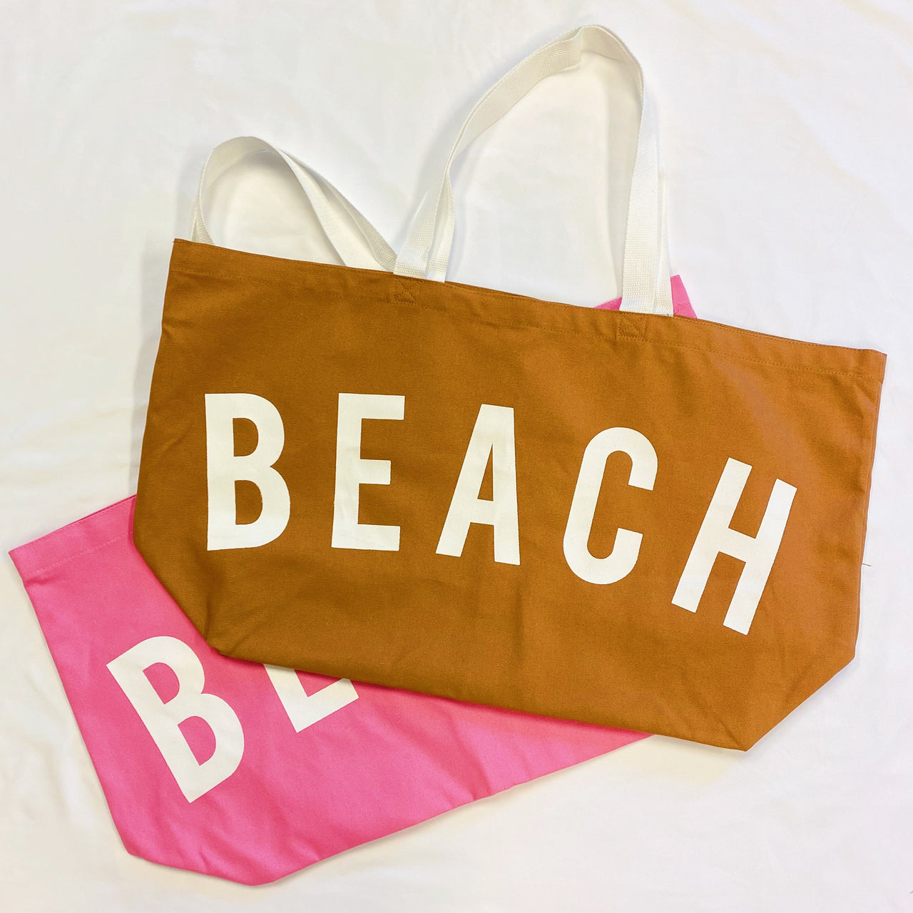 Ellison & Young - Let’s Do Beach Canvas Tote - 2 COLORS -