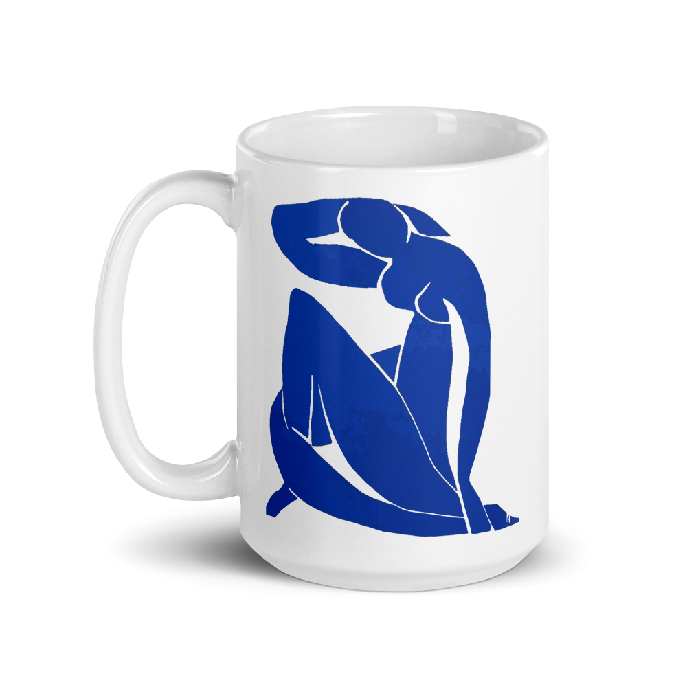 Henri Matisse Blue Nude 1952 Artwork Mug - 2 SIZES - 1 COLOR -