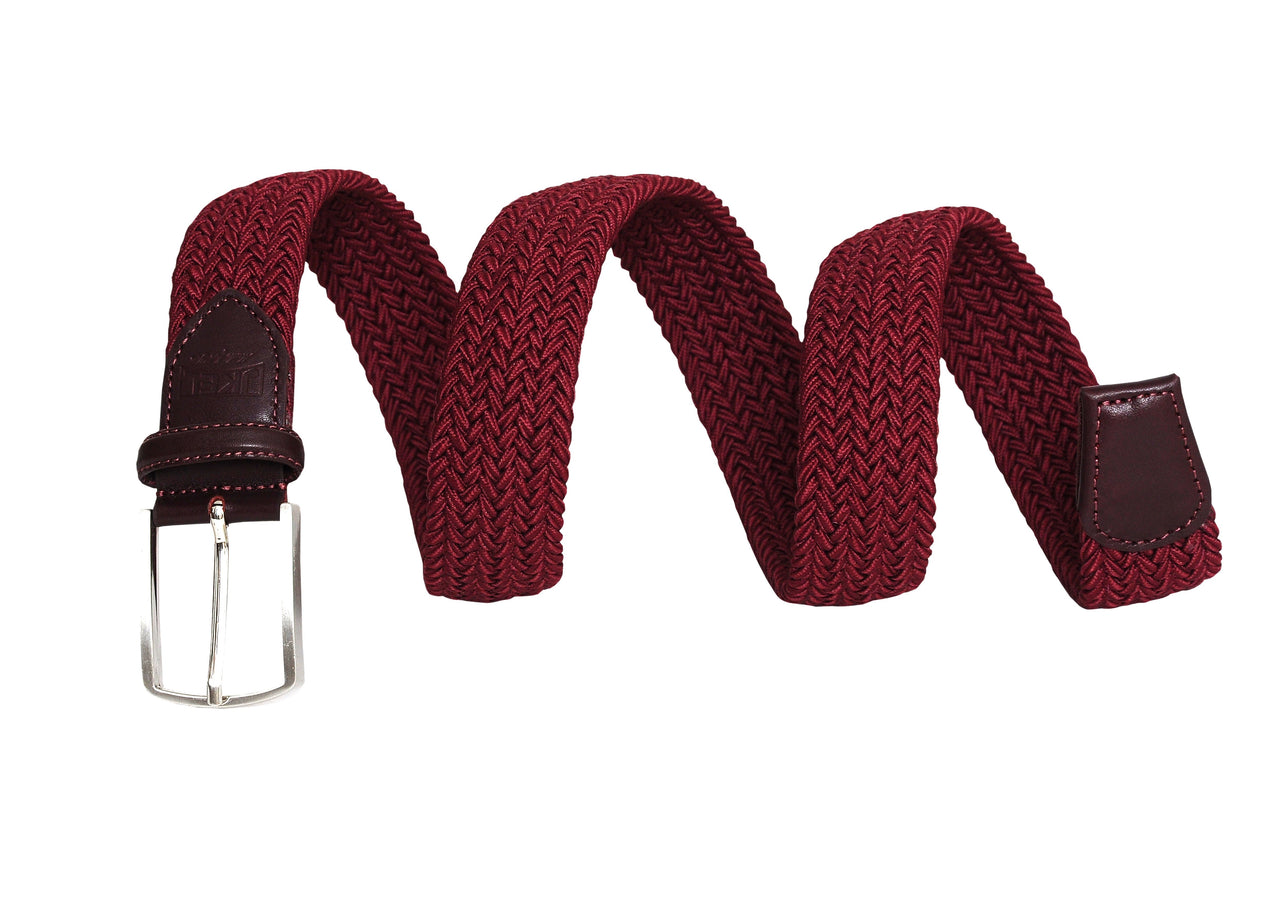 Jkel - Erasmus Burgundy Men Stretch Belt -