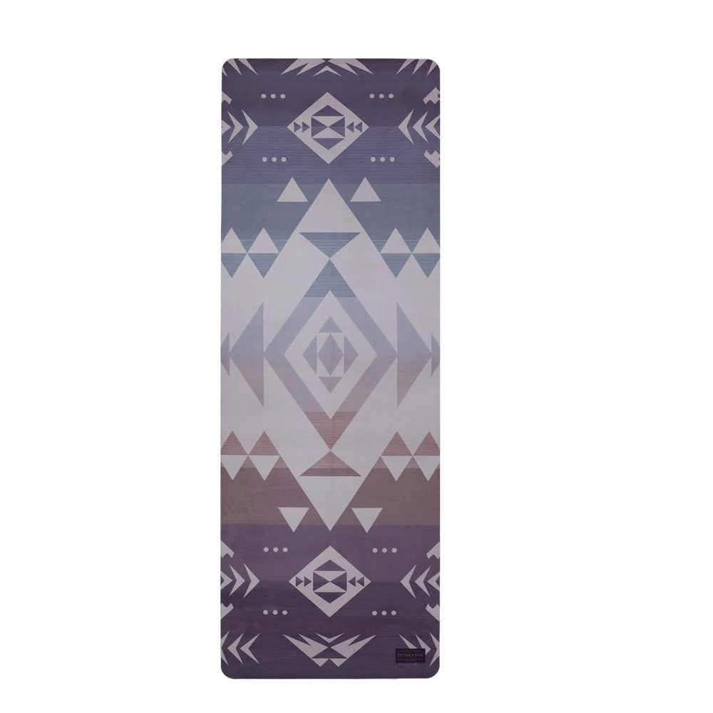 Foldable Suede Yoga Mat Pendleton Agate Beach Travel Mat -