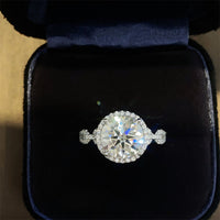 Thumbnail for 3 Carat 925 Sterling Silver Moissanite Ring