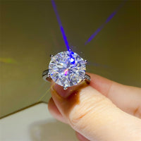 Thumbnail for 10 Carat Moissanite 925 Sterling Silver Ring