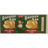 Thumbnail for Vintage 1960s ⭐️ Raggedy Ann Can Label, Chicago, IL, American and Illinois Icon!