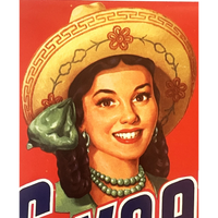 Thumbnail for Antique Vintage 1950s Sweetmex 🍊 Crate Label, Weslaco, TX, Pride of Mexico!