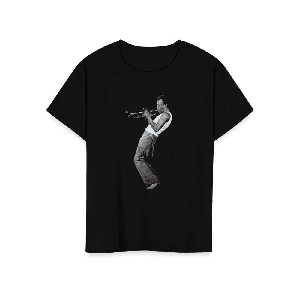 Miles Davis Playing His Trumpet Artwork T-Shirt - 4 STYLES - 4 COLORS -