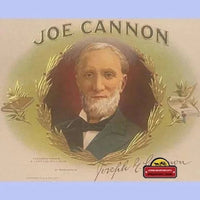 Thumbnail for 1900s - 1920s Antique Joe Cannon Embossed Cigar Label, Most Dominant Republican