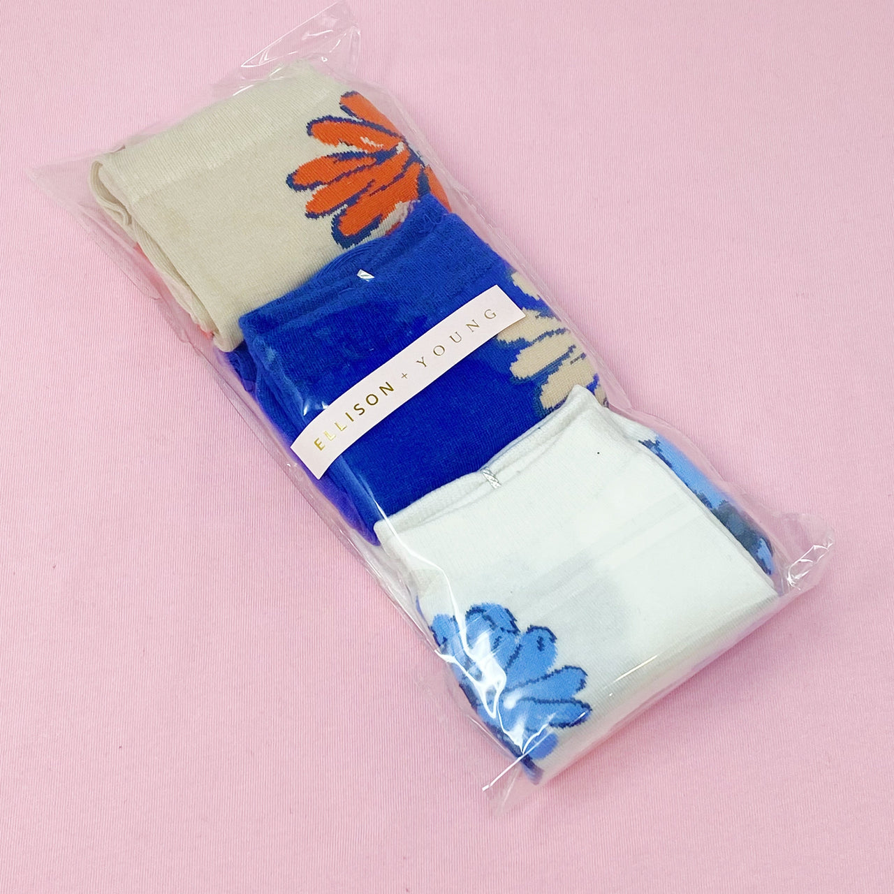 Floral Vibes Sock Set - 3 PAIRS -