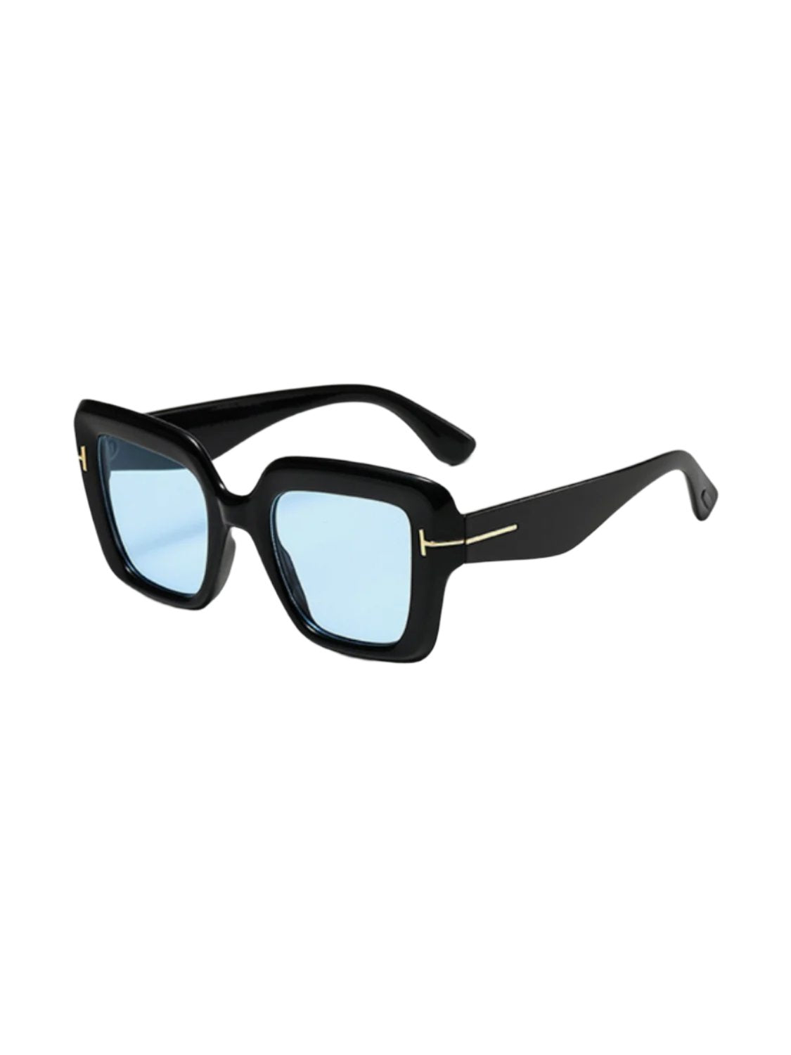 Polycarbonate Frame Square Sunglasses - T - 6 COLORS -