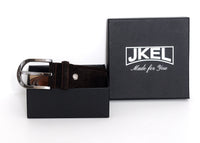 Thumbnail for Jkel - Sagrada Dark Brown Suede Belt -