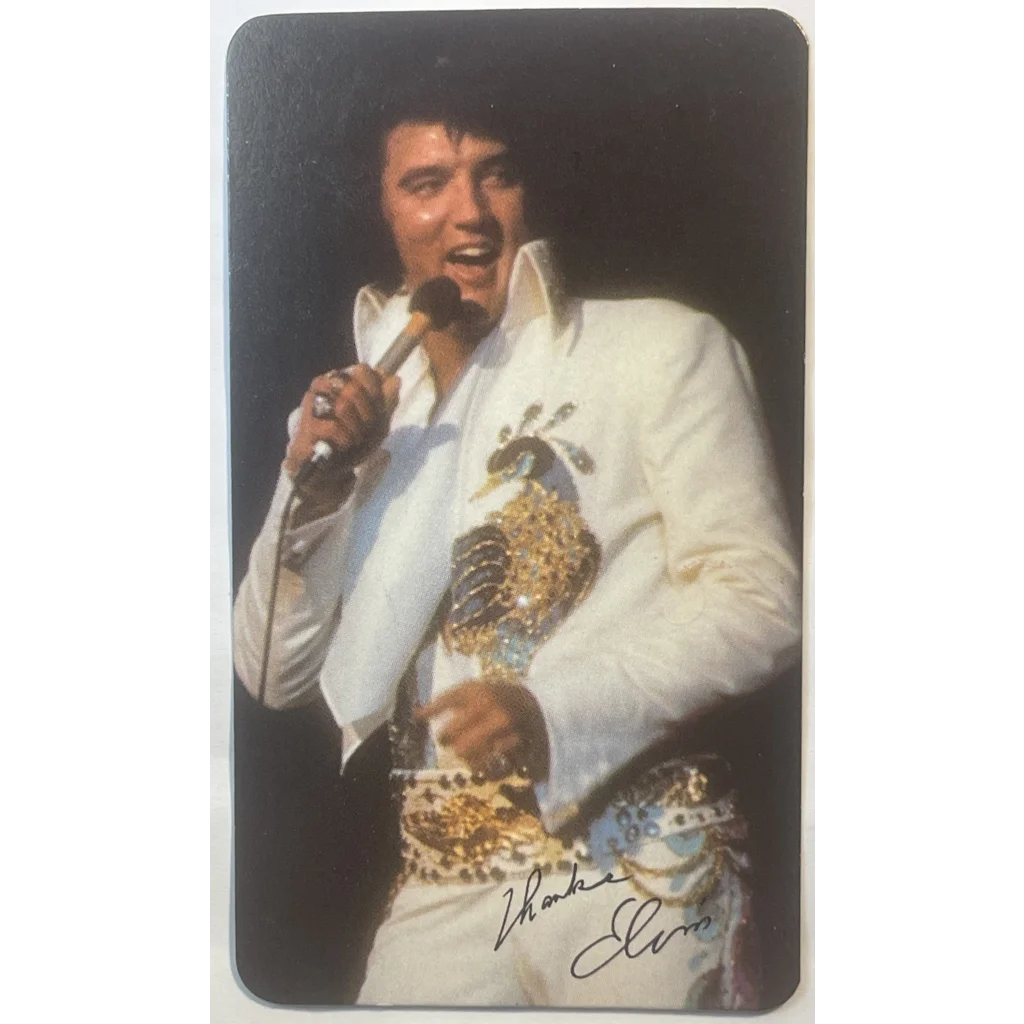 Vintage 1975 Elvis Presley Card Calendar, RCA Records, Rock and Roll Memorabilia