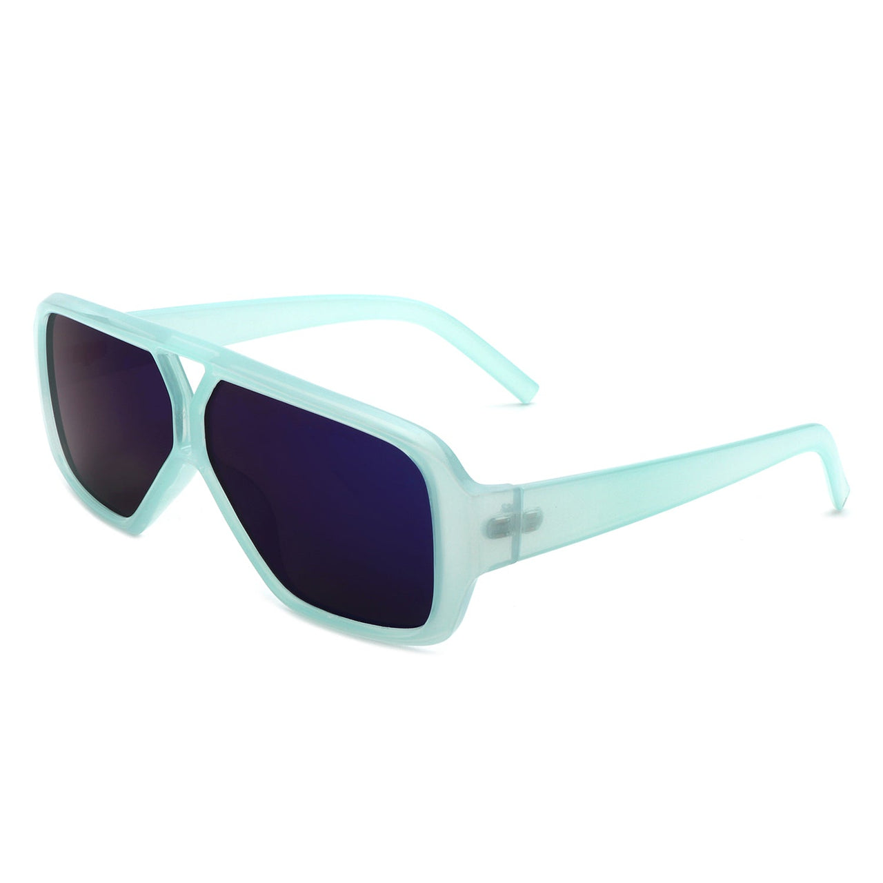 Cramilo - Skyhaven - Retro Oversized Square Double Bridge Fashion Sunglasses - 6 COLORS -