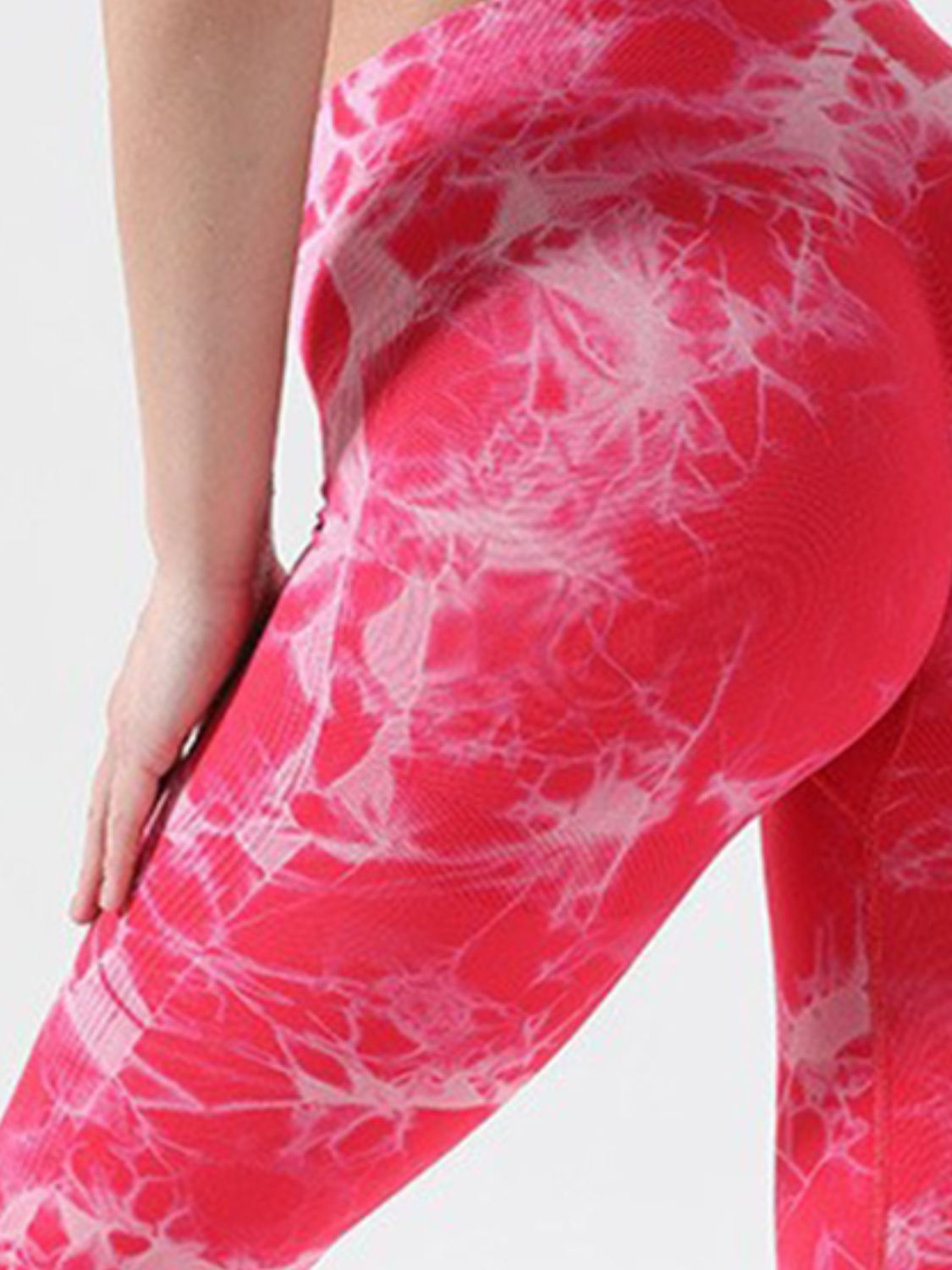 Tie-Dye High Waist Active Leggings - T - 12 COLORS -