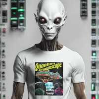 Thumbnail for Quantum Dreamscape Spaceship T-Shirt, Alien T-Shirt - 2 COLORS -