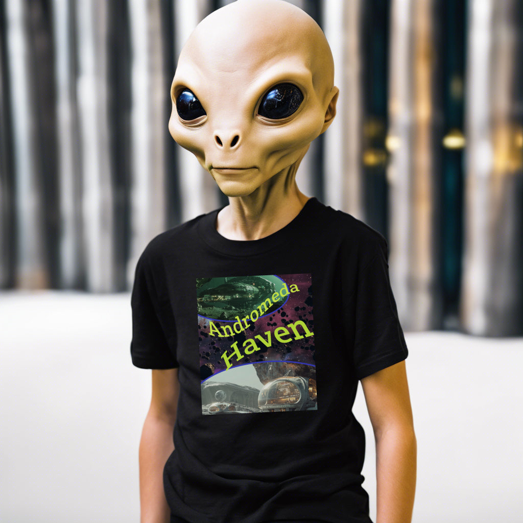 Andromeda Haven, Alien Asteroid T-Shirt, Daily Spaceship - 2 COLORS -