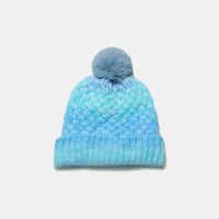 Thumbnail for Gradient Knit Hat with Pompom - T - 6 COLORS -