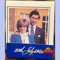 Thumbnail for Vintage Lady Diana, Prince Charles of Wales Wedding Matchbook, Unused 1981