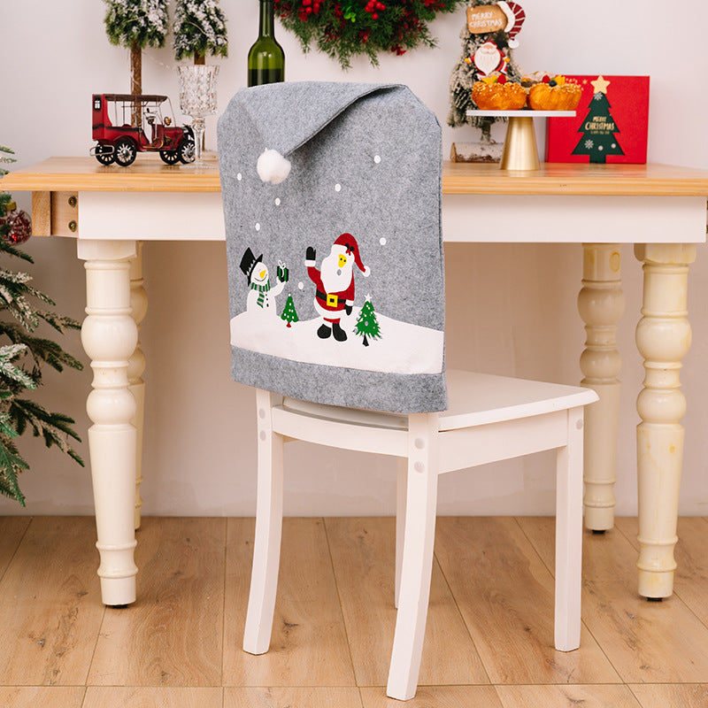 Christmas Pattern Chair Covers - SOLD AS EACH - [5-10 DAY DELIVERY] - T - 1 DESIGN -