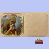 Thumbnail for Antique Vintage 1900s Dick Custer Gold Embossed Cigar Label, Wild West Gunslinger