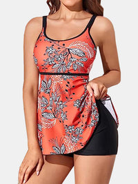 Thumbnail for Printed Scoop Neck Two-Piece Swim Set - T - 4 COLORS/PATTERNS -