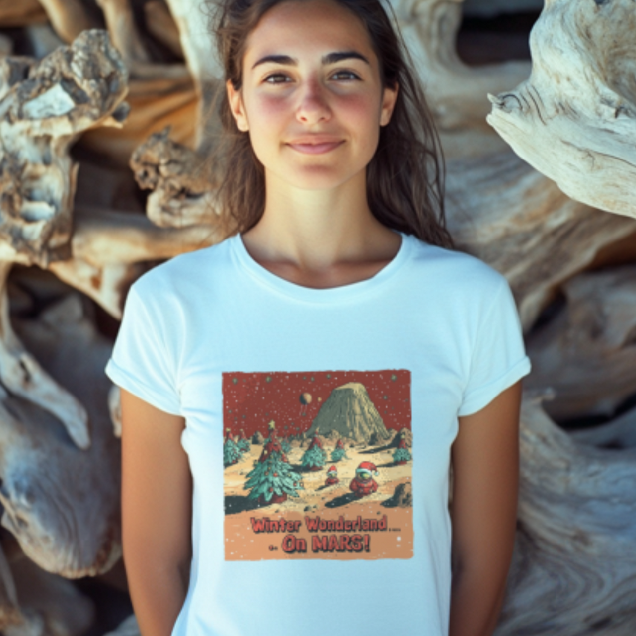 Winter Wonderland ... On MARS! T-Shirt, Mars Tee - 2 COLORS -