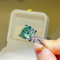 Thumbnail for 5 Carat Moissanite Zircon 925 Sterling Silver Ring