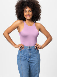 Thumbnail for Full Size Round Neck Wide Strap Bodysuit - SIZES S THRU 3XL - T - 8 COLORS -