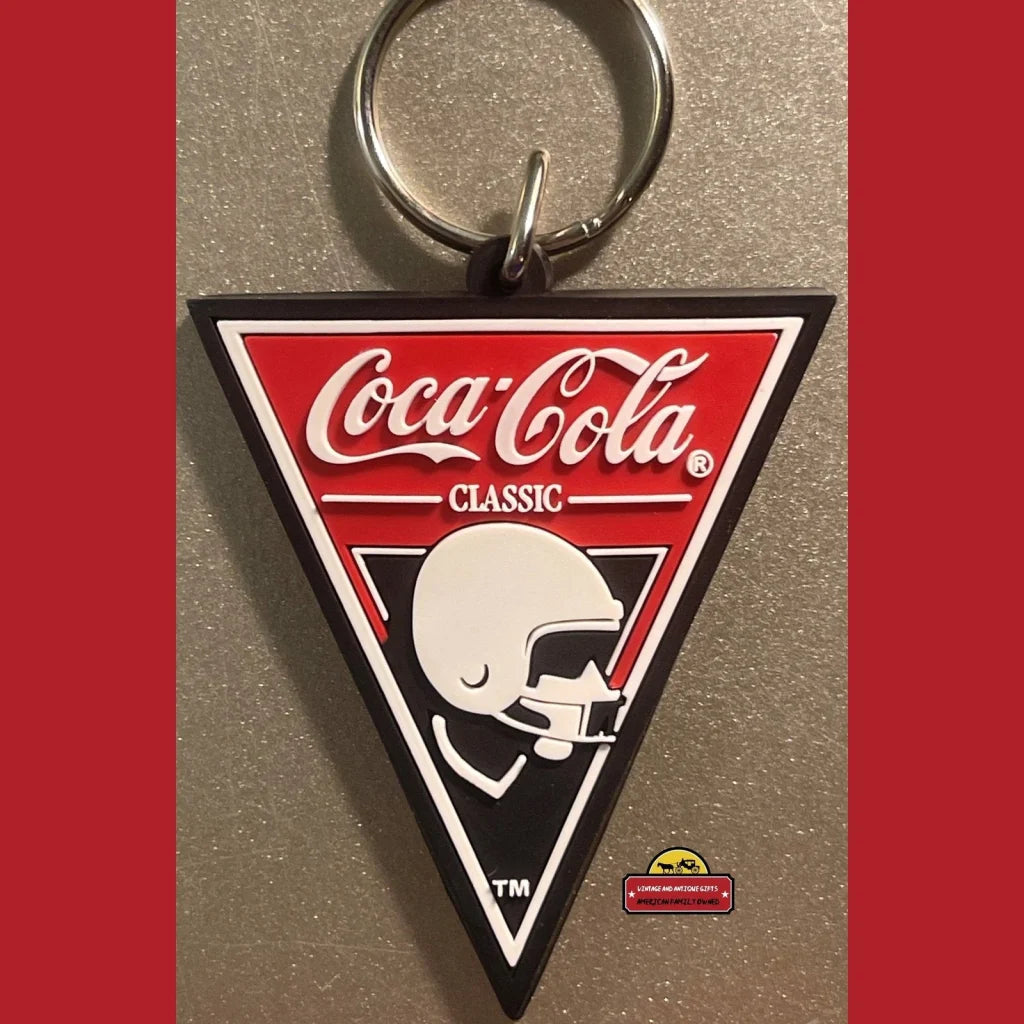 Vintage NFL Coke Coca-Cola Keychain 1990s Unopened Package