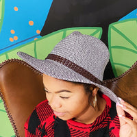 Thumbnail for Ellison & Young -  Braided Panama Fedora - 2 COLORS -