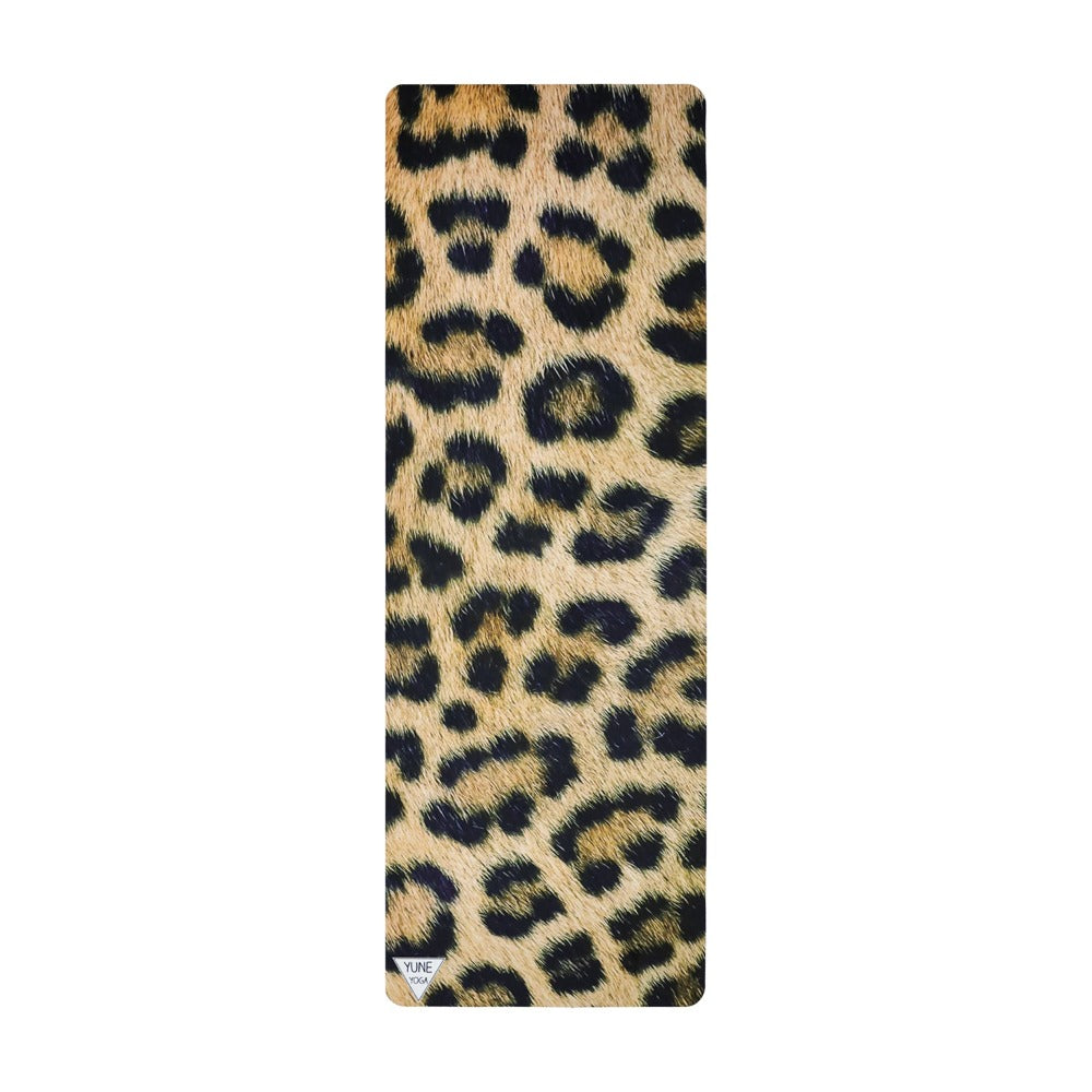 Foldable Suede Yoga Mat Leopard Yune Yoga Travel Mat -