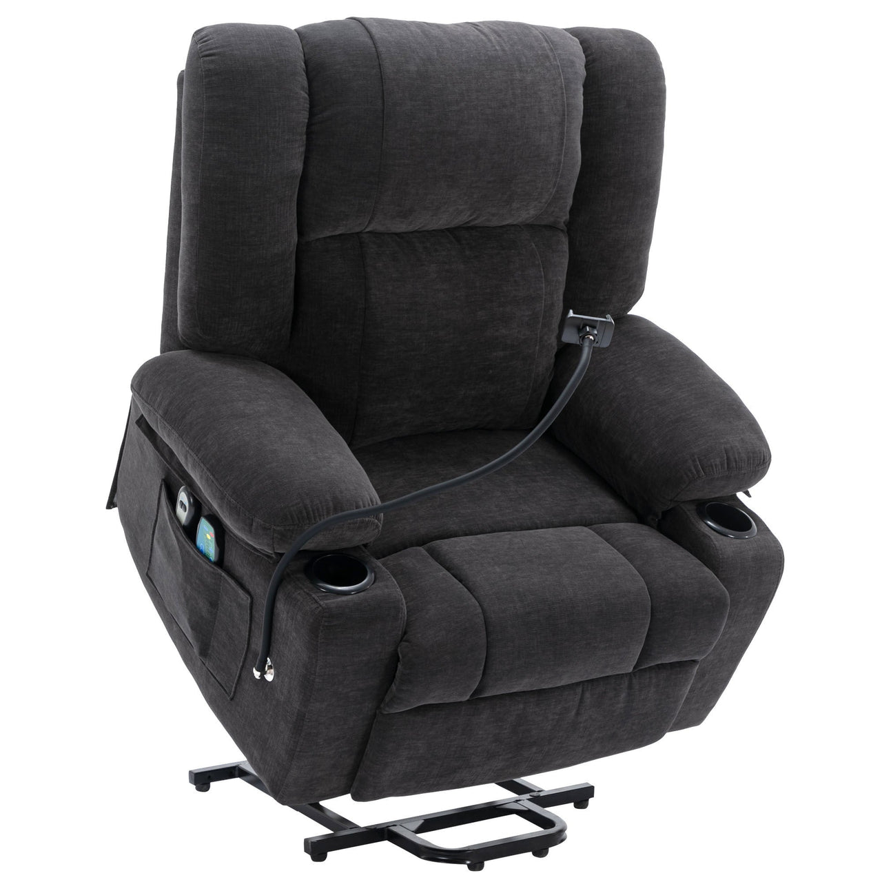 Power Lift Recliner Chair Electric Recliner for Elderly Recliner Chair With Massage and Heating Functions, Remote, Phone