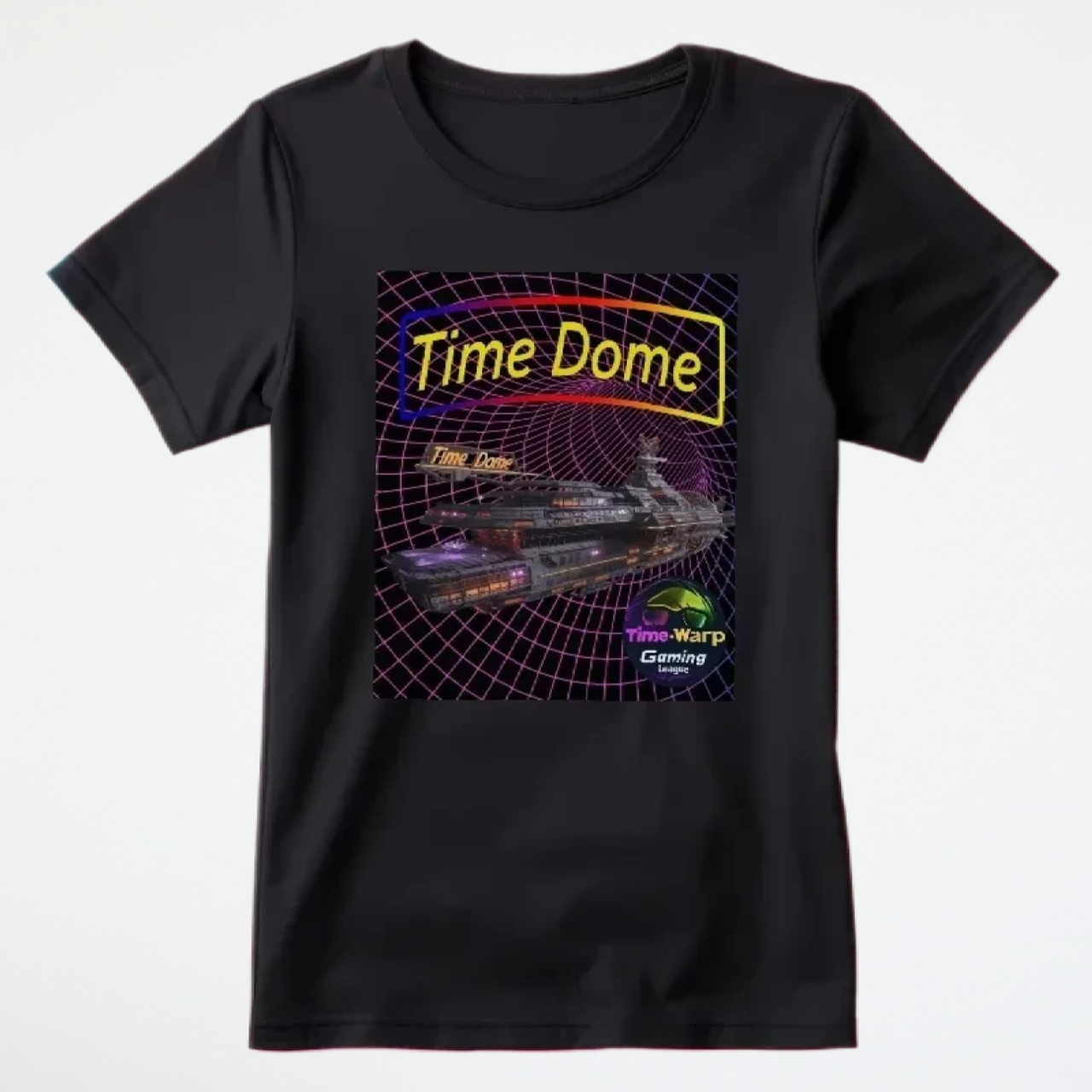 Time Dome Alien Spaceship T-Shirt - 2 COLORS -