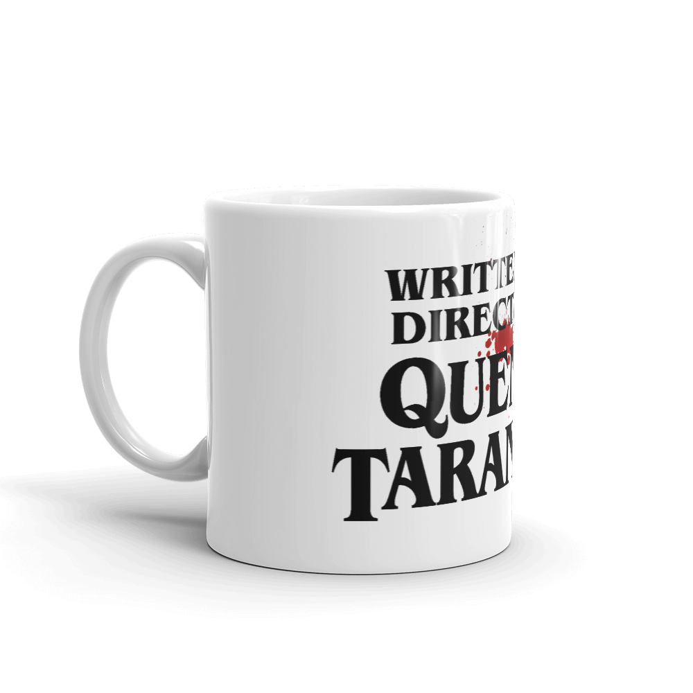 Written and Directed by Quentin Tarantino (Bloodstained) Mug - 2 SIZES - 1 COLOR -