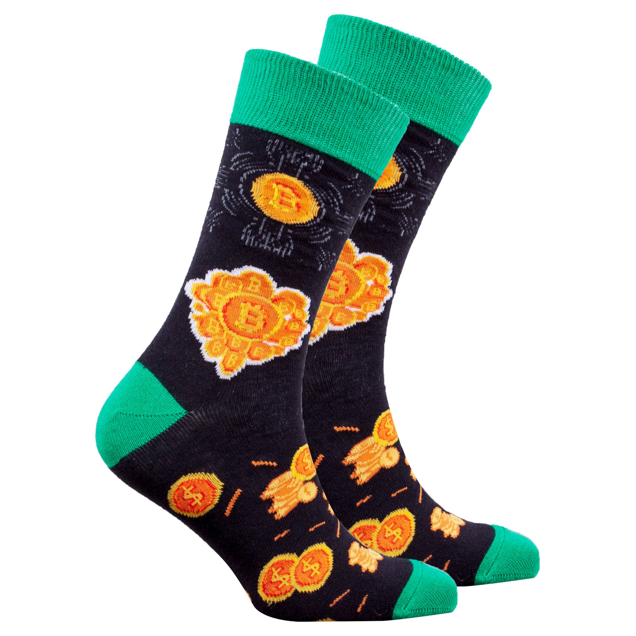 Men's Bitcoin Socks - 1 COLOR -