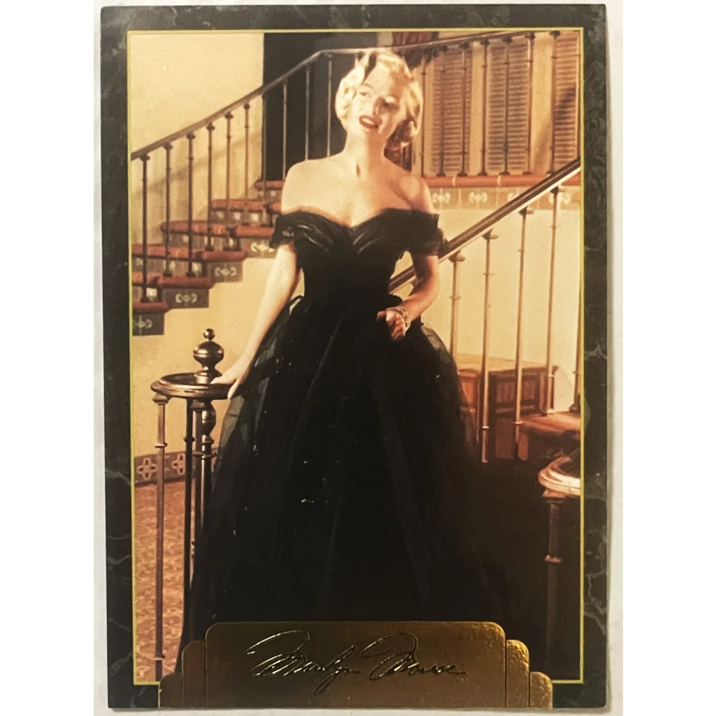 Vintage 1990s Marilyn Monroe Collectible Card Number 126 by Sports Time Inc.