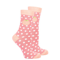 Thumbnail for Women's Peach Dot Socks - 1 COLOR -