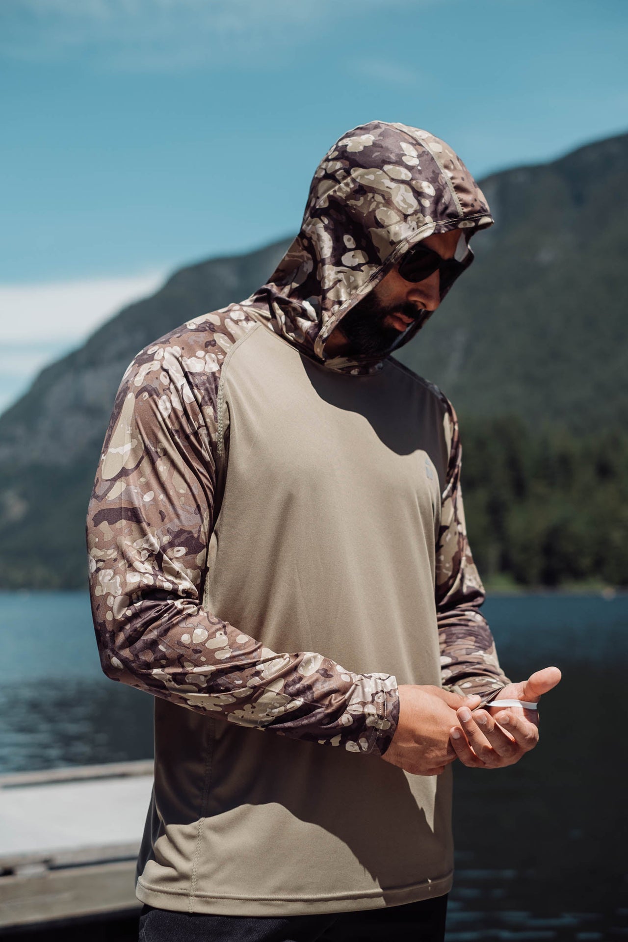 "UPF 50" Summer Cooling Hoodie - 5 CAMOS / COLORS -