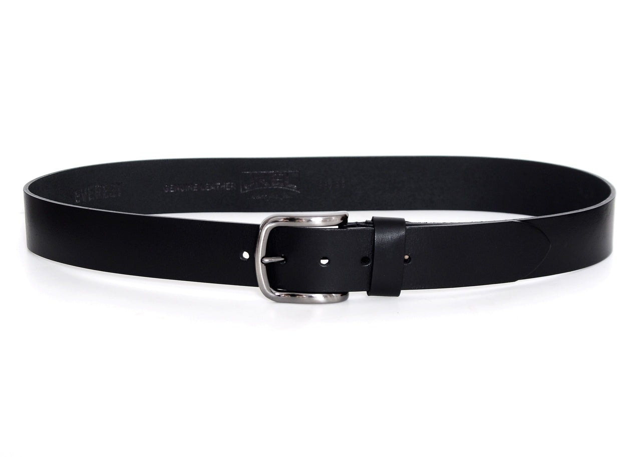 Jkel - Everest Black Leather Veg Tanned Men Belt -