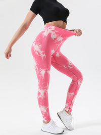 Thumbnail for Tie-Dye High Waist Active Leggings - T - 12 COLORS -