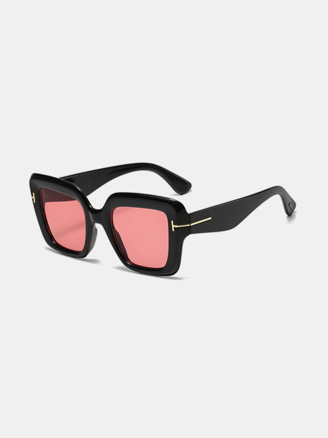 Polycarbonate Frame Square Sunglasses - T - 6 COLORS -