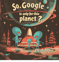 Thumbnail for Alien Quote #10,So, Google is Only for this Planet? Alien T-Shirt - 3 COLORS -