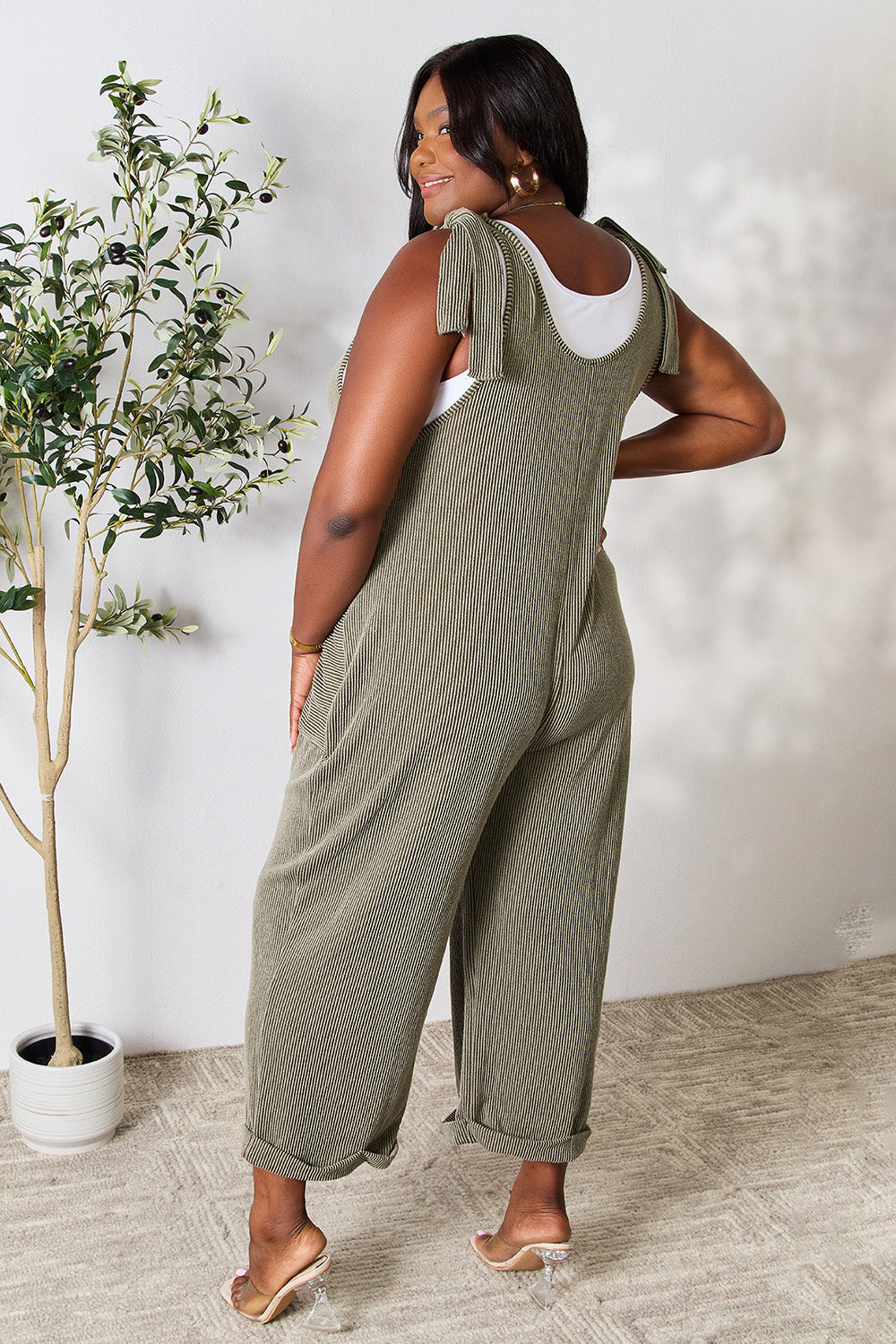 Celeste Full Size Straight Overall with Pockets - SIZES S THRU 3XL - T - 1 COLOR -