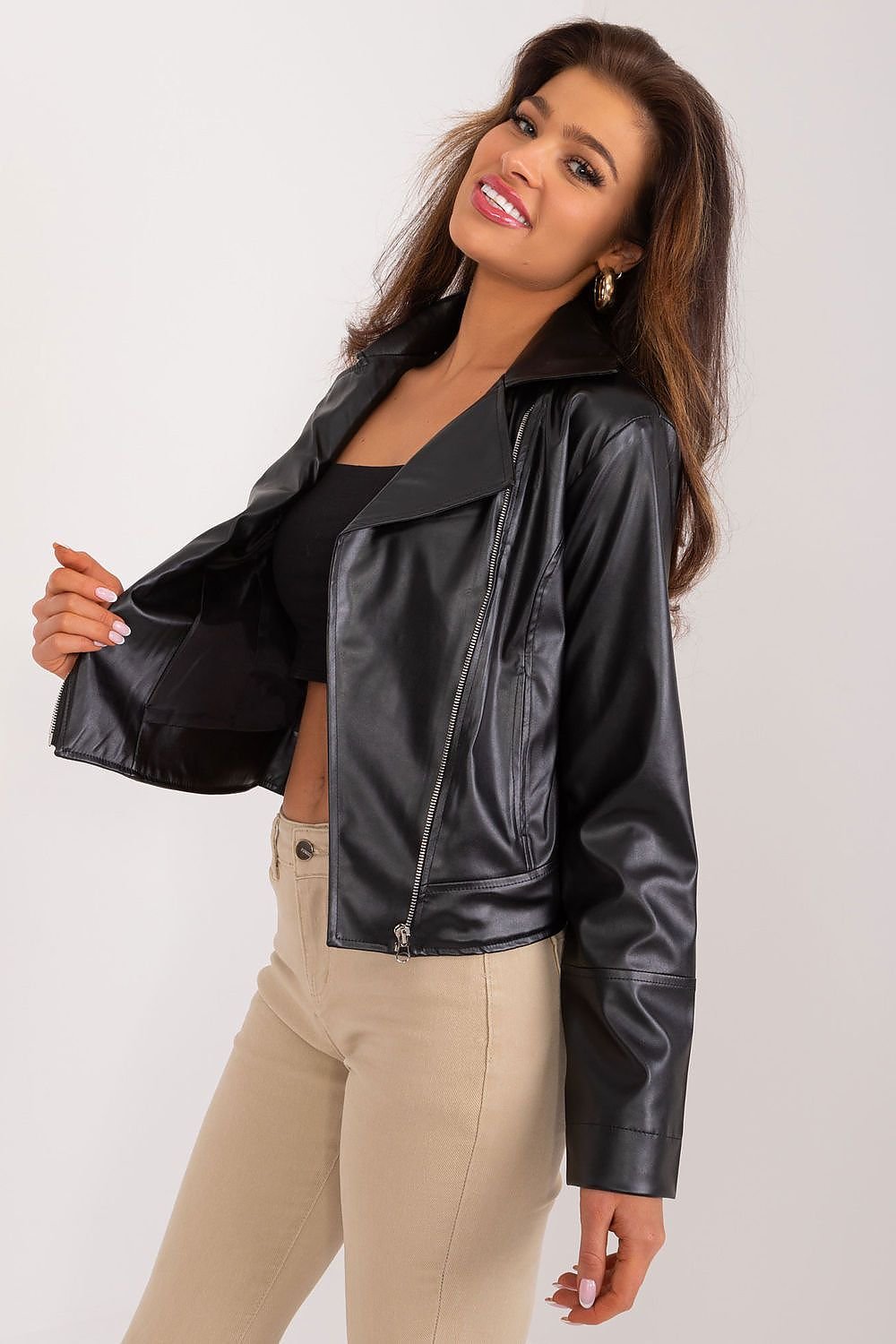 Eco-Leather Jacket - Lakerta EU - [3-13 day delivery] - 2 SIZE COMBOS - 1 COLOR -